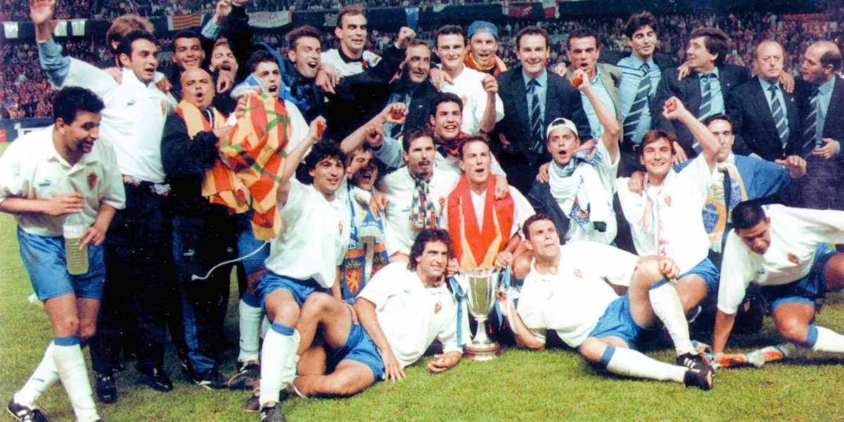 Aniversario Recopa de Europa 1995 patrocinado por Cisternas Agudo