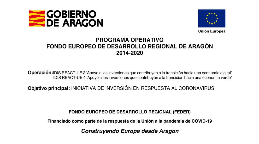 Programa Operativo Fondo Europeo de Desarrollo Regional de Aragón 2014-2020